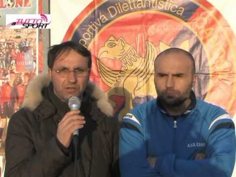 canosa - corato 0-1 sem. andata e interviste dei mister