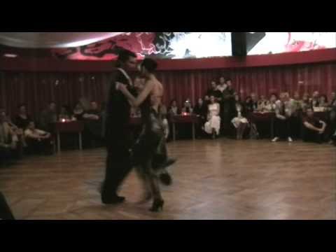 Mayra Galante  and  Silvio Grand  are  dancing  to  the  tango  "  No Me Extrana  "