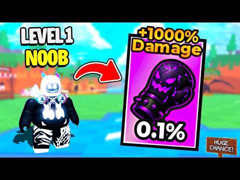 Starting Over as NOOB with BEST GLOVES In +1 Muscle Evolution!