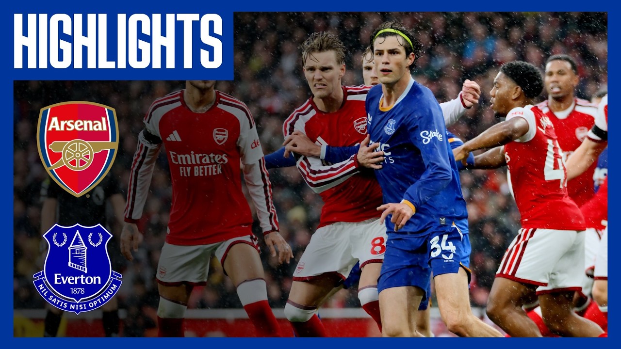 Arsenal FC 2 - 0 Everton FC highlights