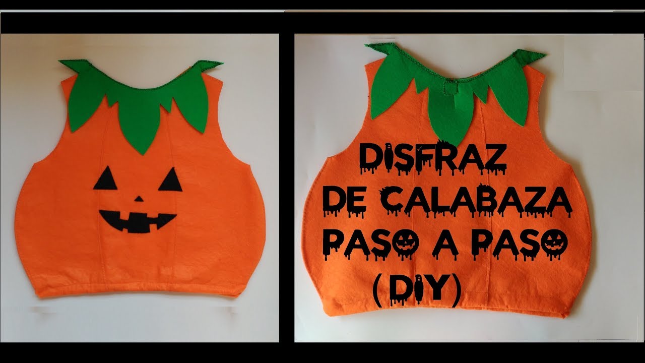 Watch Disfraz de calabaza casero, con fieltro. Paso a paso. DIY Now Disfraz de calabaza casero, con fieltro. Paso a paso. DIY