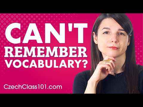 5 Tips on How Remember Czech Vocabulary Fast