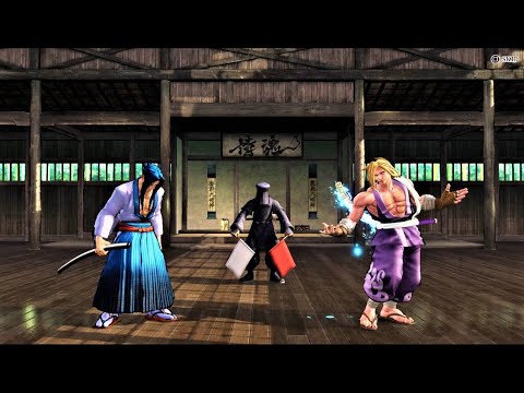 Ukyo Tachibana vs Sogetsu Kazama (level 5 AI) - SAMURAI SHODOWN Katana Duel