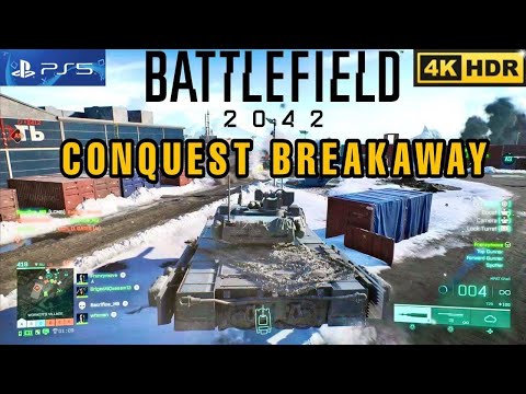 Battlefield 2042 Conquest BREAKAWAY PS5 4K HDR 161121