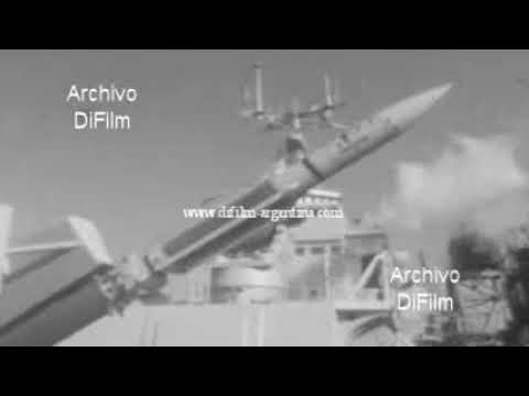 Acorazado Caio Duilio de la armada italiana visita Argentina 1965