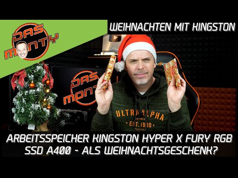 Weihnachten mit Kingston Technology #BuildABetterChristmas | HyperX Fury + A400 SSD | DasMonty