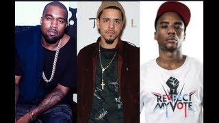 Kanye West Claims J.Cole Is Always Dissing Him For Being With Kim Kardashian, Claims Charlamagne