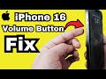 How To FIX Volume Button Not Working On IPhone 16 Pro 16 Pro Max