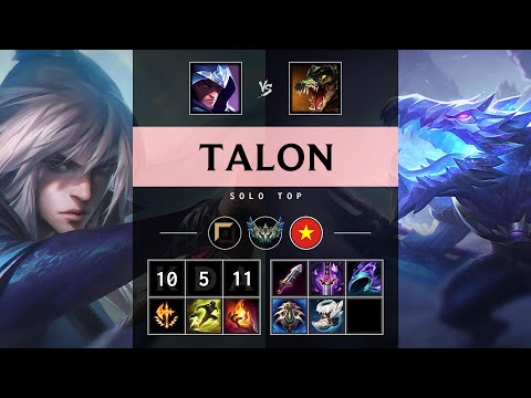 Talon Top vs Renekton - VN Challenger Patch 25.11