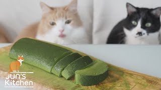 that's one of my favorite videos! 😆 You did a wonderful job recreating the movements !（00:08:33 - 00:10:19） - Jiggly Mousse Cake (Japanese Green Tea)