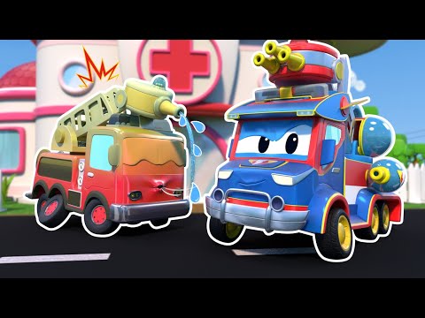 VATROGASNI KAMION je BOLESTAN! Super Kamion VATROGASNI KAMION je zamijenjuje | Epizoda spašavanja