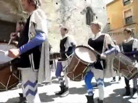 Gruppo Tamburi Offagna - Besalù Medieval 2010 - (Girona) Spagna