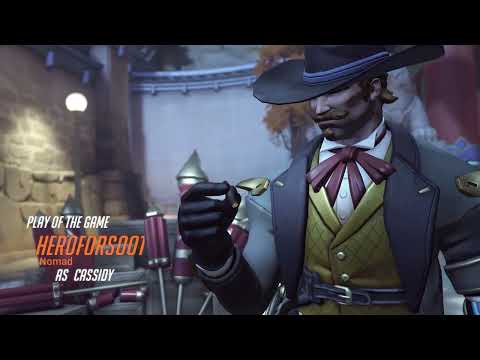 Cassidy POTG with CRAZY beat drop from Lucio! OverWatch 2 #shorts