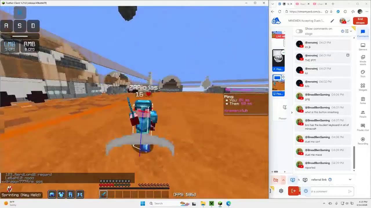 MINEMEN Accepting Duels 1.21 #9