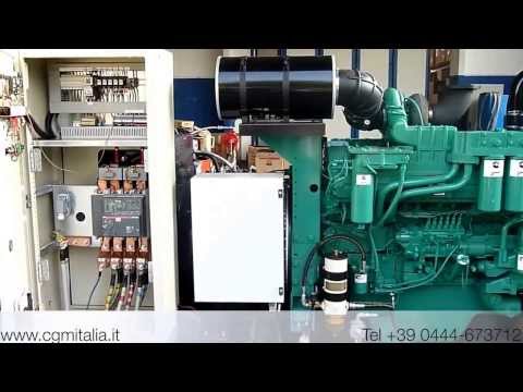 1000 kW generator with Cummins engine made in Italy by CGM gruppi elettrogeni SRL