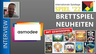 SPIEL 22 Neuheiten + Gewinn /Asmodee Brettspiele Vorschau auf der Spielmesse SPIEL 2022 in Essen