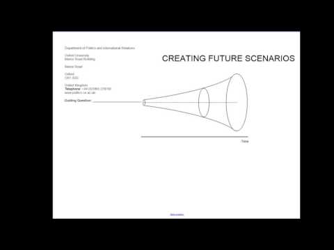 Future scenario writing frame introduction video