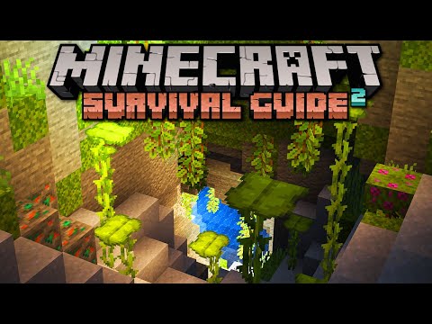 Exploration & Our First Lush Cave! ▫ Minecraft Survival Guide (1.18 Tutorial Let's Play) [S2 Ep.4]