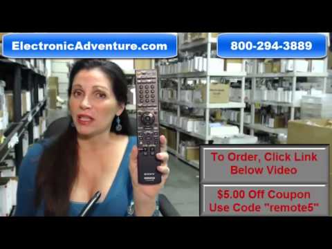 Original Sony RM-ADP021 DVD-HOME THEATER REMOTE CONTROL(RMADP021)(148057311) $5 Off See Video