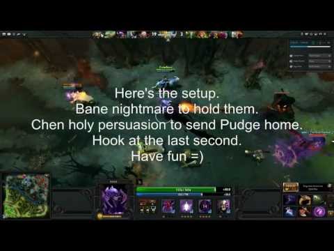 DotA 2 (Beta) Pudge Fountain Hook Fun Game