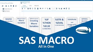 Download the video "MACROs in SAS | SAS MACROs All in One | MACRO Programming in SAS Complete Tutorial"