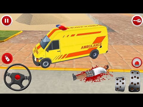 Police Ambulance flight Van Driving - 911 Rescue Emergency Simulator - 2021 Android Gameplay