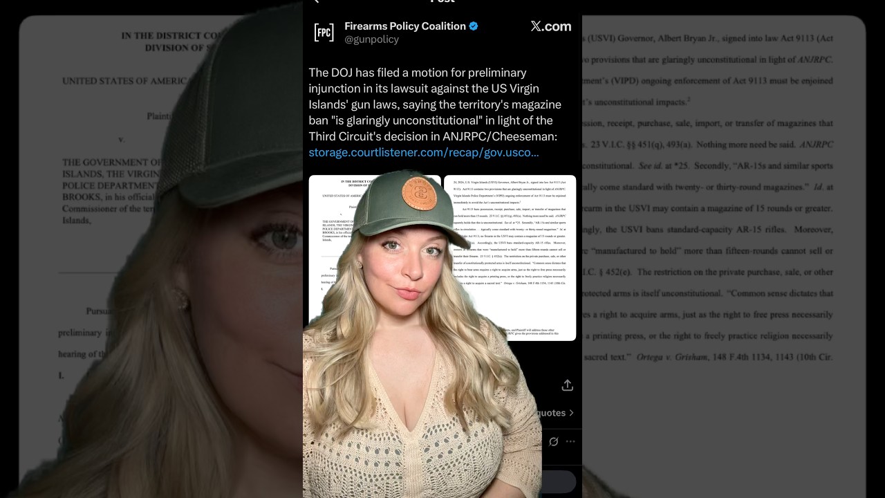 Could She Be A True Fighter for We The People?!?￼ #2ndamendment #shortsvideo #shortsfeed #shorts Thumbnail