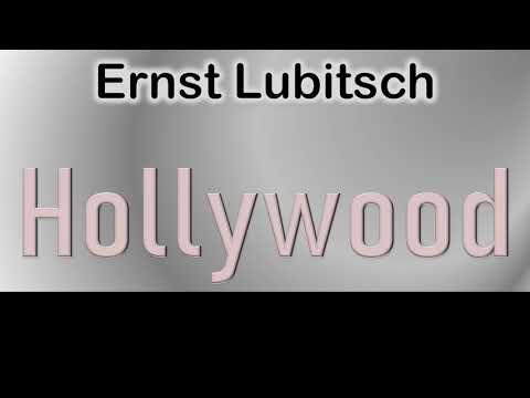 Ernst Lubitsch   How to pronounce Ernst Lubitsch Hollywood Actor from 7042 Hollywood Boulevard?