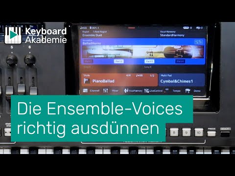 Die Ensemble-Voices richtig ausdünnen | Power-Tipp | Genos | Tyros 5