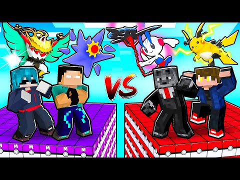Lucky Pixelmon Cube with 12 Pokémon YouTubers After 10 Years in Minecraft