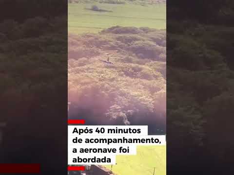 PM INTERCEPTA AVIÃO COM 288 KG DE COCAÍNA APÓS CAÇADA AÉREA EM SP #shorts