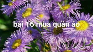 bài 16 mua quần áo