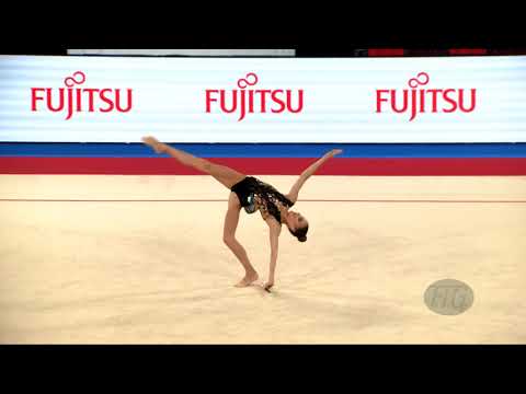KRASIUK Nikol (UKR) - 2019 Rhythmic Junior Worlds, Moscow (RUS) - Qualifications Clubs