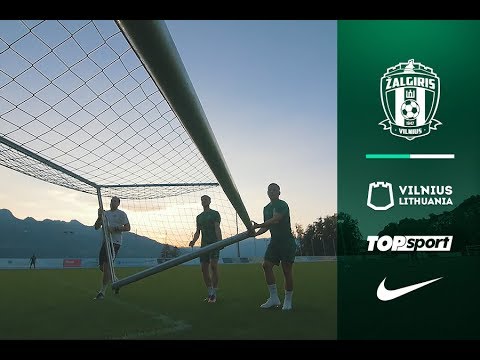 Vaizdingą kelionę vainikavo žalgiriečių treniruotė Lichtenšteine