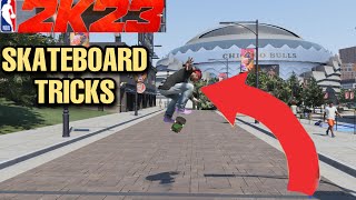 NBA 2K23 | How to Do Skateboard Tricks