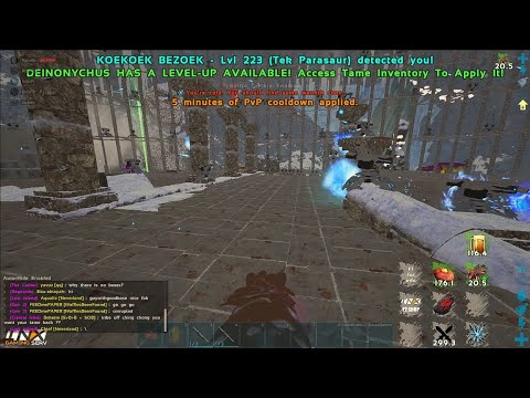 Online Wipining Yeti Cave & 2 Fjordur Bear Caves - Rule Abusers I Ark Unofficial PvP I INX