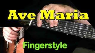 AVE MARIA (Schubert): Fingerstyle Guitar Lesson + TAB by GuitarNick