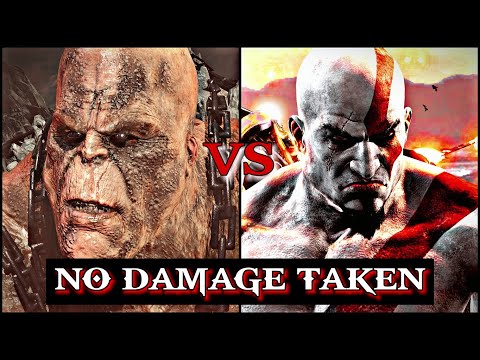 Kratos VS Cronos - NO DAMAGE (CHAOS MODE) | God of War III Remastered (PS5)