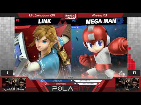 CFL Smackdown Ultimate 214 - Liquid MVG | Salem (Link) vs Hiro (Mega Man) - Winners R3