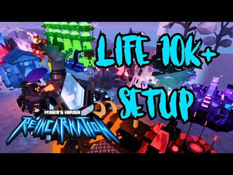 Fast 40-Second Life 10,000+ Setup in Miners Haven (20 skip)