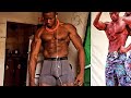 2 AFRICAN NATURAL BODYBUILDERS - MADE IN LAGOS NIGERIA WITH NO EXCUSES | POWERFUL STREET FLEX #GYM