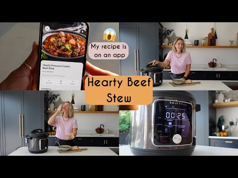 HEARTY PRESSURE COOKER BEEF STEW | MY RECIPE IS ON AN APP 😱 | Kerry Whelpdale AD