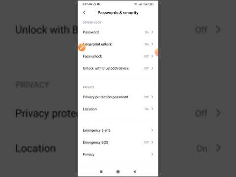 Clear credentials all certificates remove setting on redmi note 8