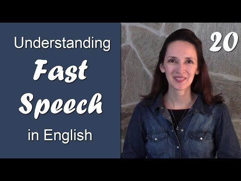 Day 20 - Thought Groups - Understanding Fast Speech in English