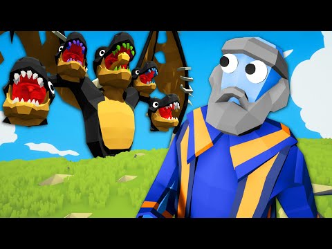 I Released The Hydra On TABS Villagers - Totally Accurate Battle Simulator (TABS)