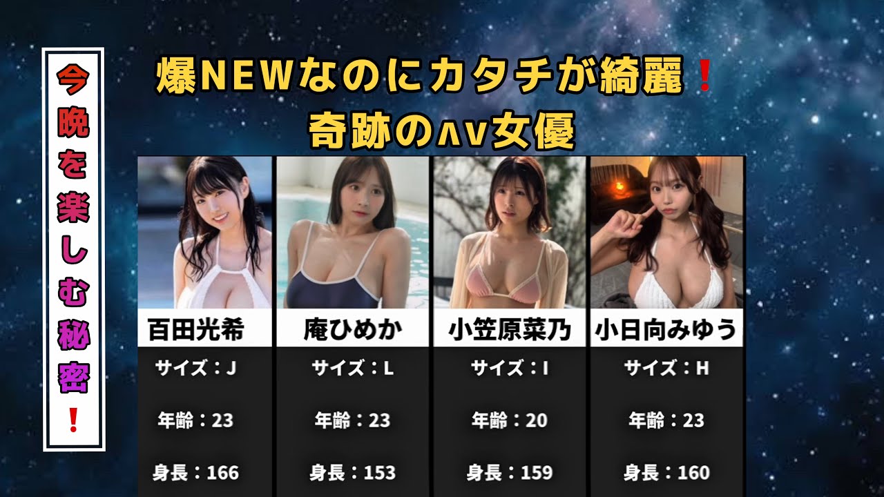 【有益】爆NEWなのにカタチが綺麗な△▽女優さん