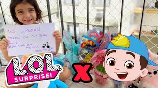 Abrindo ovos de Páscoa. lol x Lucas Neto