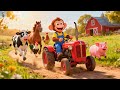 Wow Monkey Farmer Finds Giant Dino Egg Tractor Farm