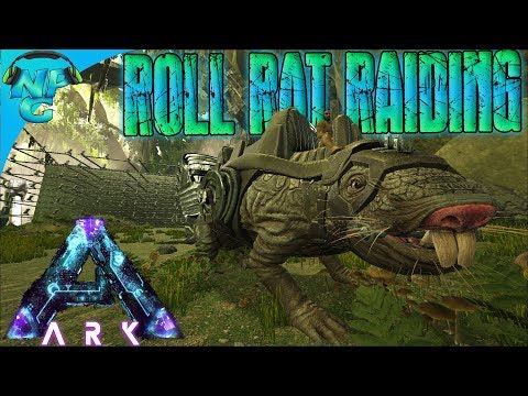 Raiding with the Roll Rat 🐀 Saddle Damage Comparison! ARK Science Evolved Aberration