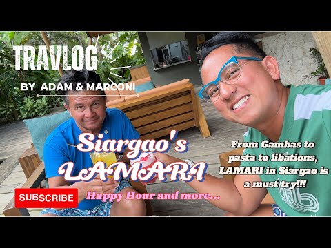 Siargao's LAMARI, the best Gambas Al Ajillo et al